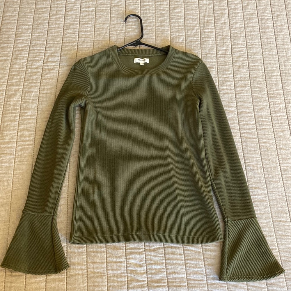 Madewell Bell-Sleeve Pullover Sweater (fits like a XS/S)